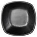 A black square bowl with a white background.