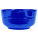 A cobalt blue Tablecraft fruit bowl.
