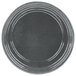 A black Tablecraft granite souffle bowl with ridges on the edge.