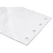 A clear plastic sheet with holes for Curtron Standard Grade Replacement Door Strips.