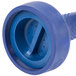 A blue T&S high flow spray valve with an ergonomic handle.