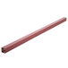 Two long rectangular rosewood plastic lumber posts for message boards with screws.