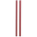Two rosewood Aarco plastic lumber posts for message boards.