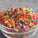 A bowl of Rainbow Sprinkles.
