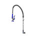 A blue and silver T&S Pet Grooming faucet hose with a blue handle.