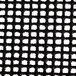 A close up of a black and white grid sand screen disc.