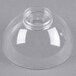 A clear plastic Fineline Tiny Temptations bowl with a clear lid.