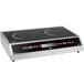 A Vollrath dual hob countertop induction cooker.