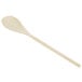 A Thunder Group 14" wooden spoon with a white handle.