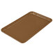 A rectangular brown Cambro tray.