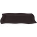 A black rectangular Tablecraft platter with a wavy edge and white specks.