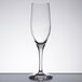 A clear Chef & Sommelier Exalt flute wine glass.