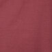 A close up of a burgundy Tissue / Poly table cover.