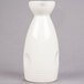 A white porcelain Fuji Sake bottle with a handle.
