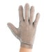 A hand wearing a Victorinox Niroflex2000 chainmail glove.