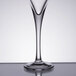 An Arcoroc Malea Brio Flute Glass with a thin stem and curved shape.