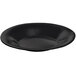 A black platter with a white background.