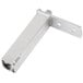A silver metal True Top Right Hand Hinge Cartridge Kit bracket with screws.
