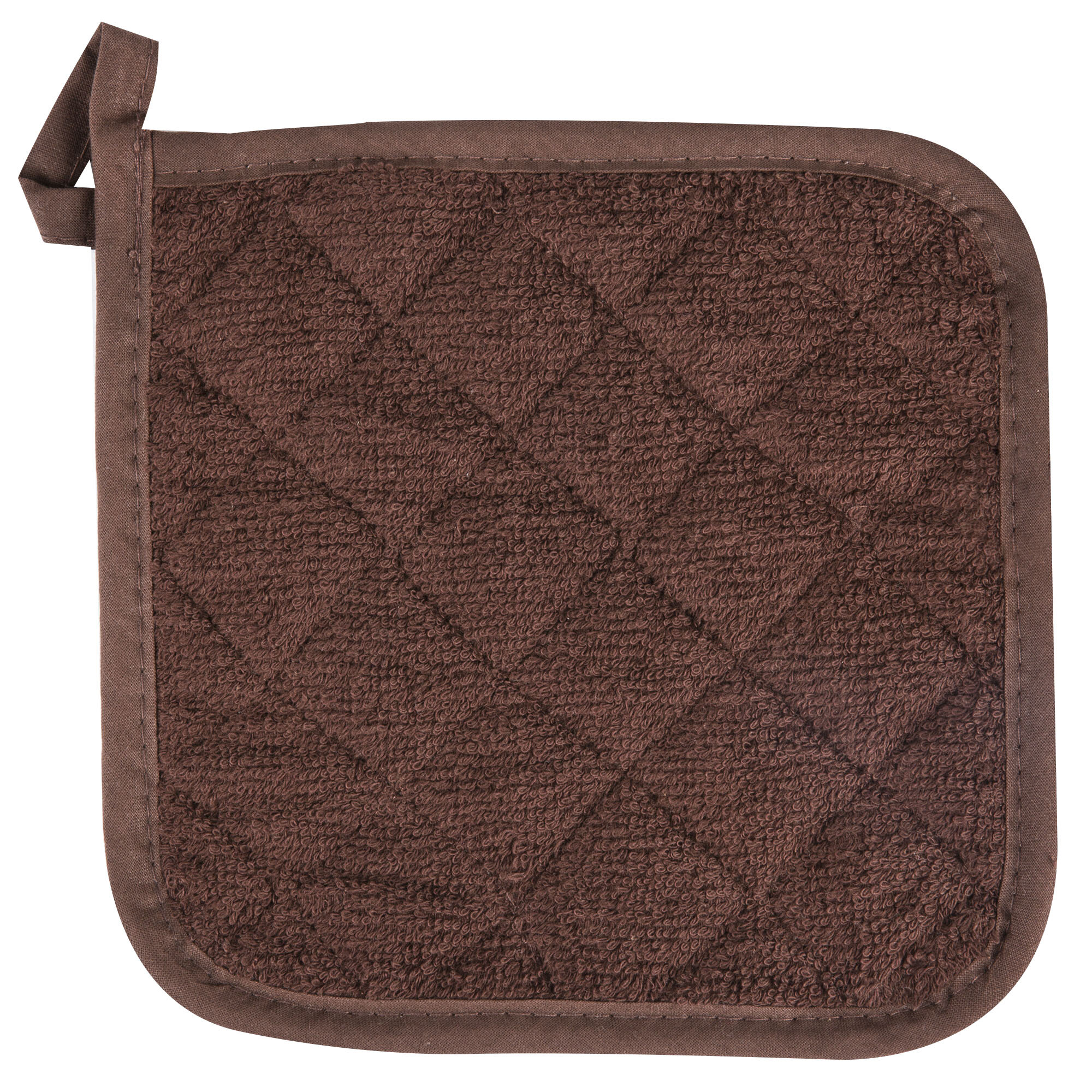 San Jamar 802TPH 8" x 8" Terry Cloth Pot Holder 12/Pack