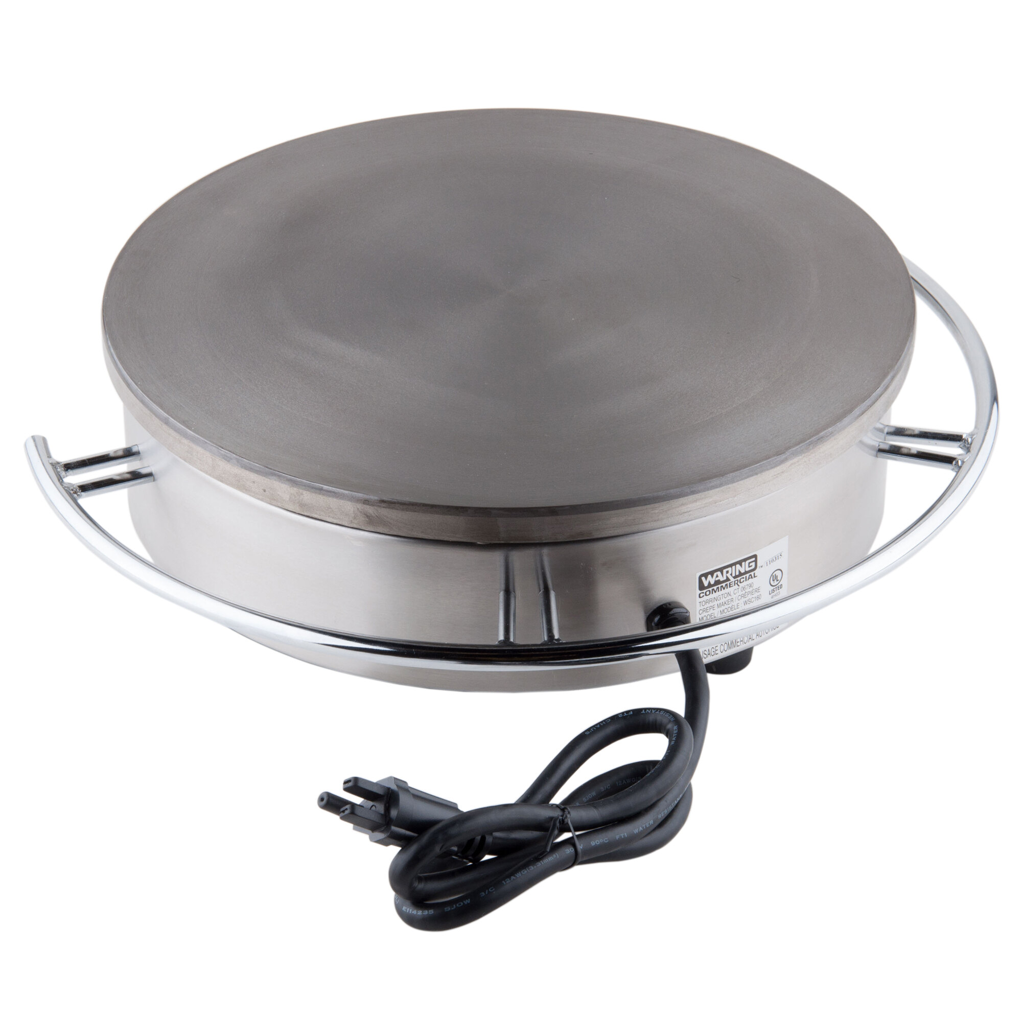 NSF Stainless Steel Commercial HeavyDuty Electric Crepe Maker, 16Inch