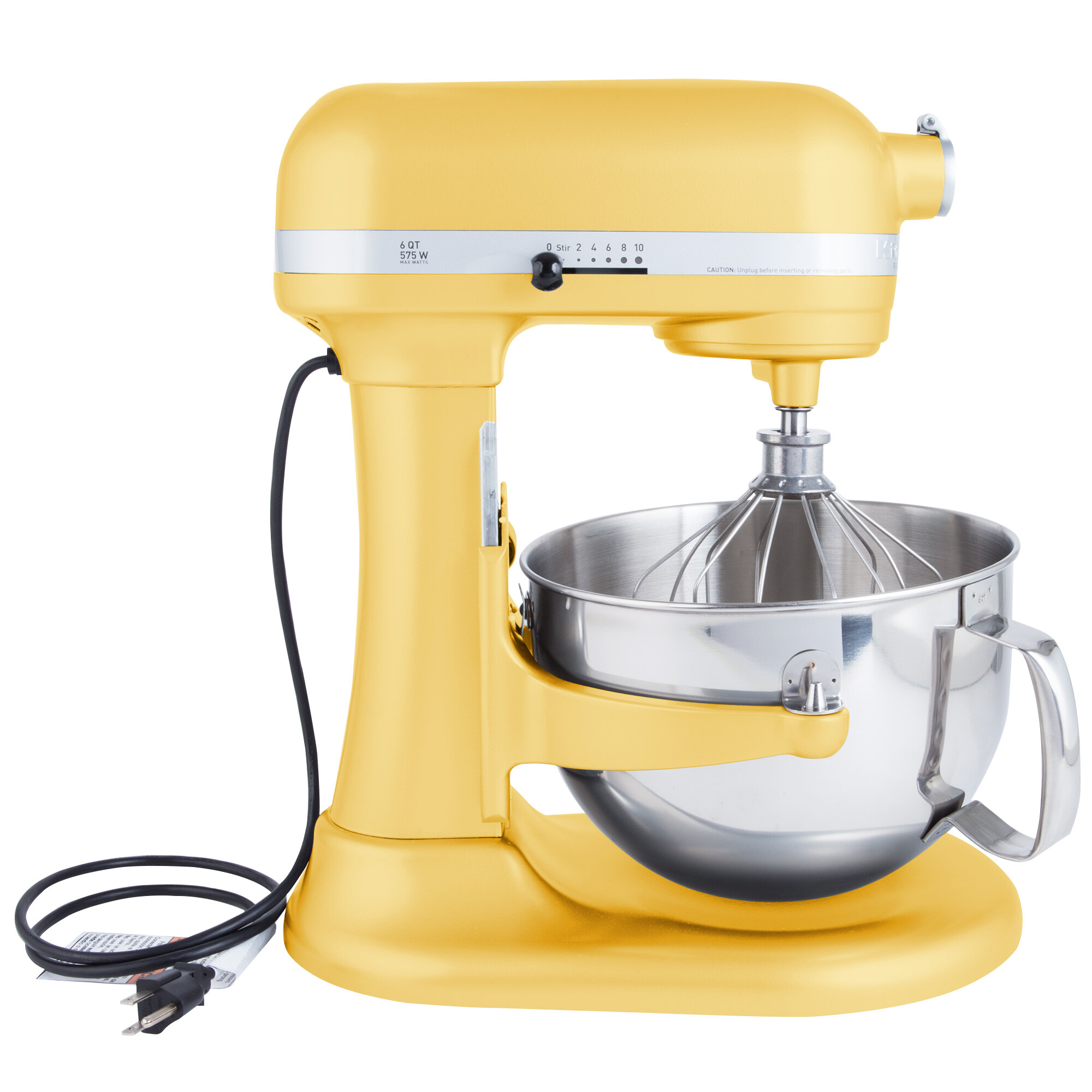 KitchenAid KP26M1XMY Majestic Yellow Professional 600 Series 6 Qt