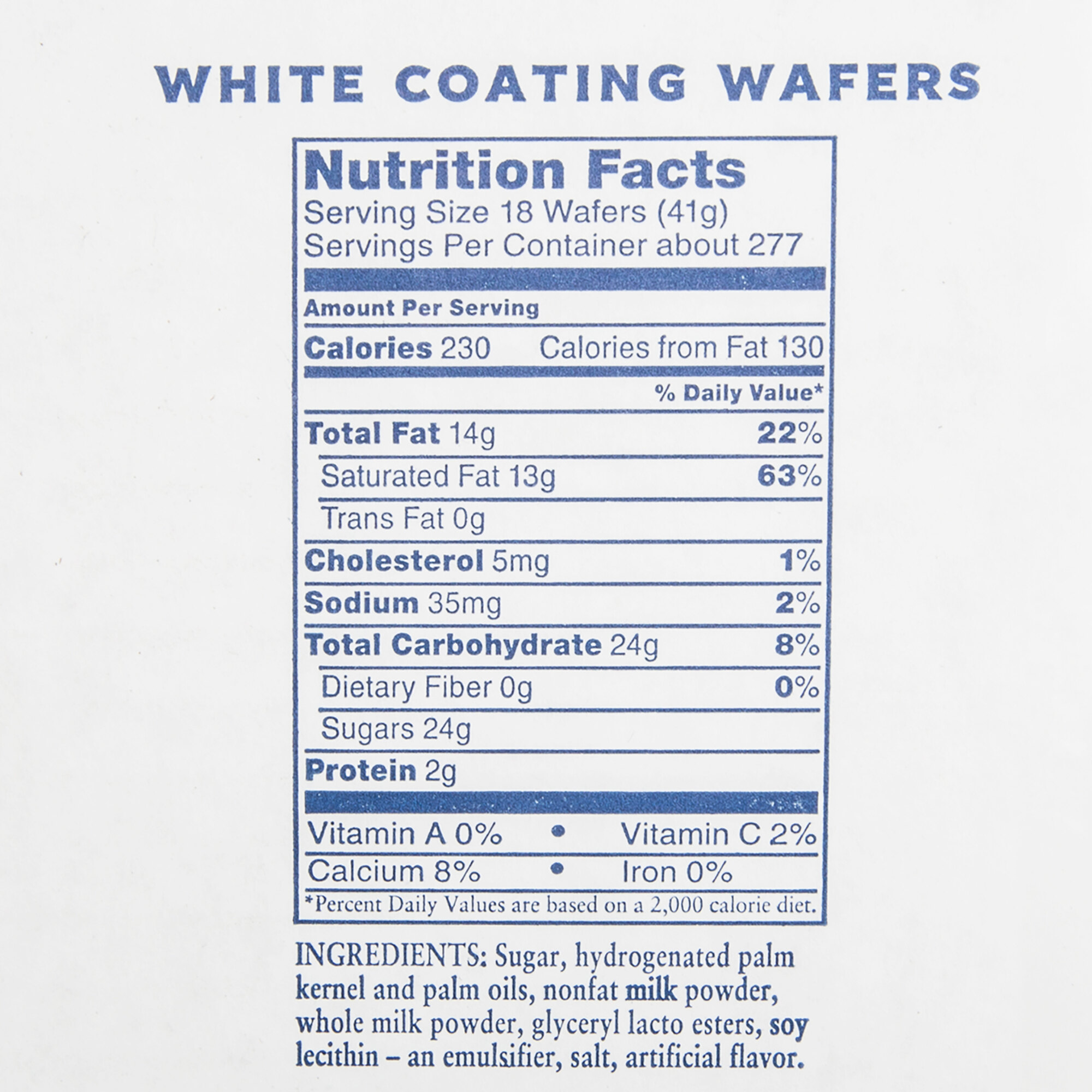 Ghirardelli 5 lb. White Chocolate Coating Wafers