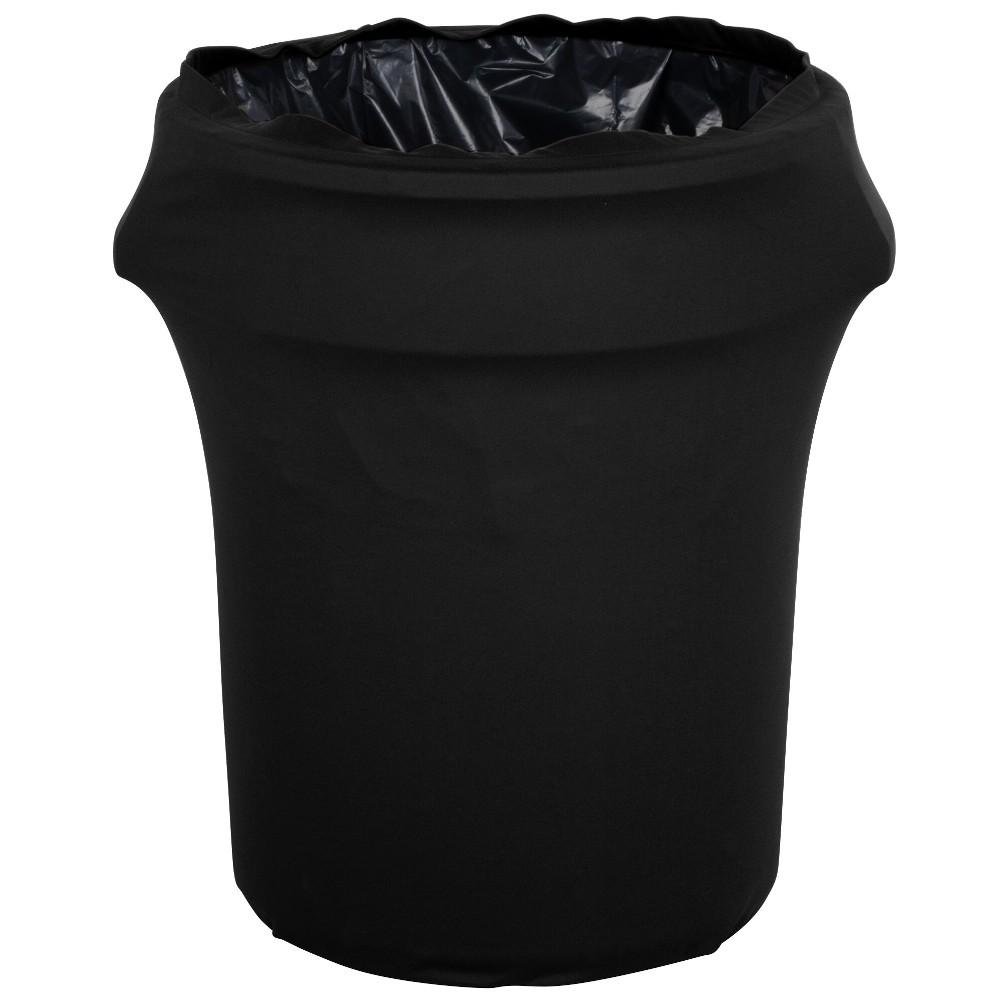 Marko EMB5026WC55014 Embrace 55 Gallon Black Spandex Round Waste