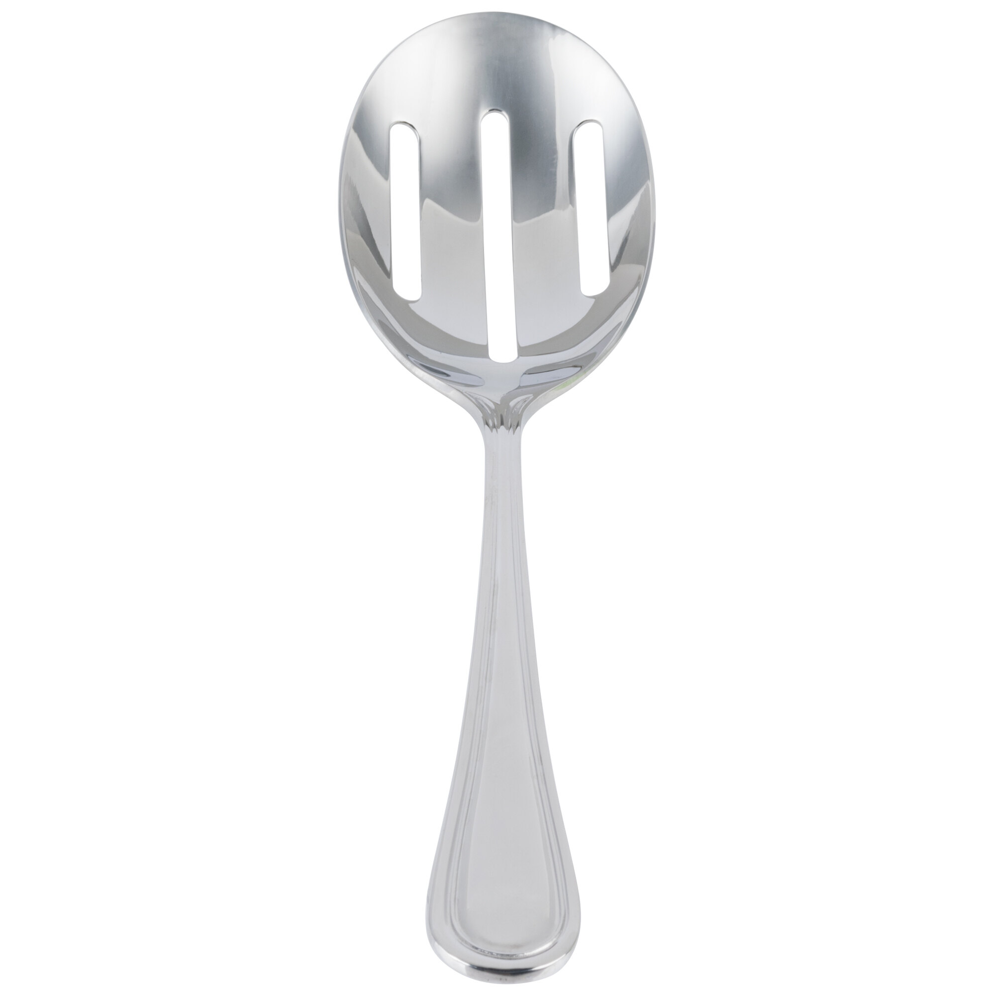 Regency Flatware Stainless Steel 8 3/4" Slotted Serving Spoon