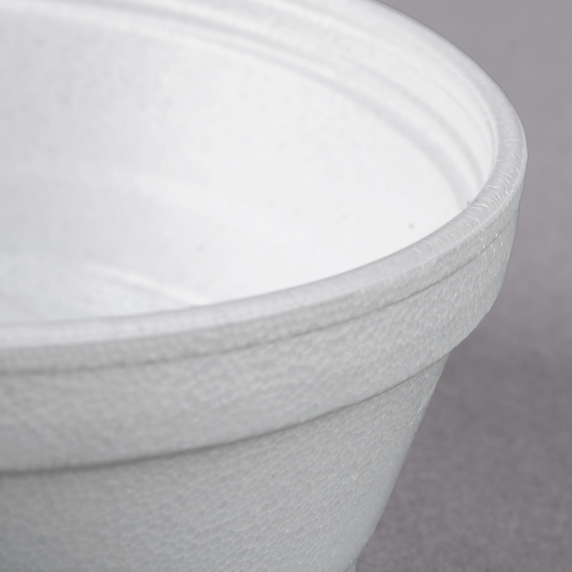 Dart 8SJ32 8 oz. Customizable Super Squat White Foam Food Bowl 500/Case