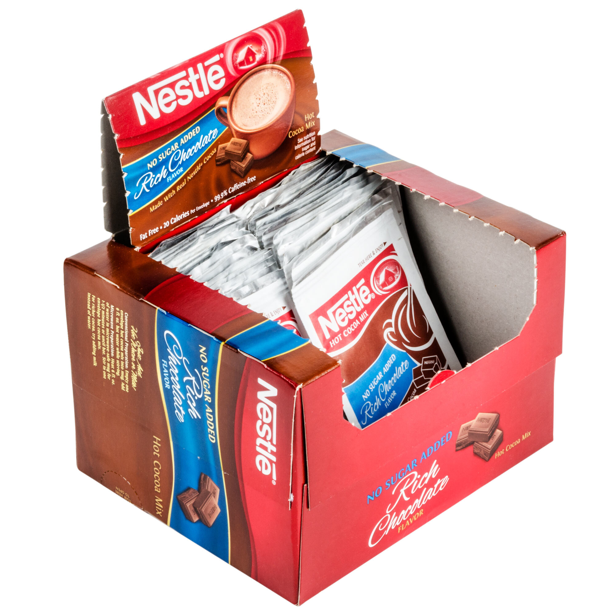 Nestle No Sugar Added Hot Chocolate Mix - 30/Box
