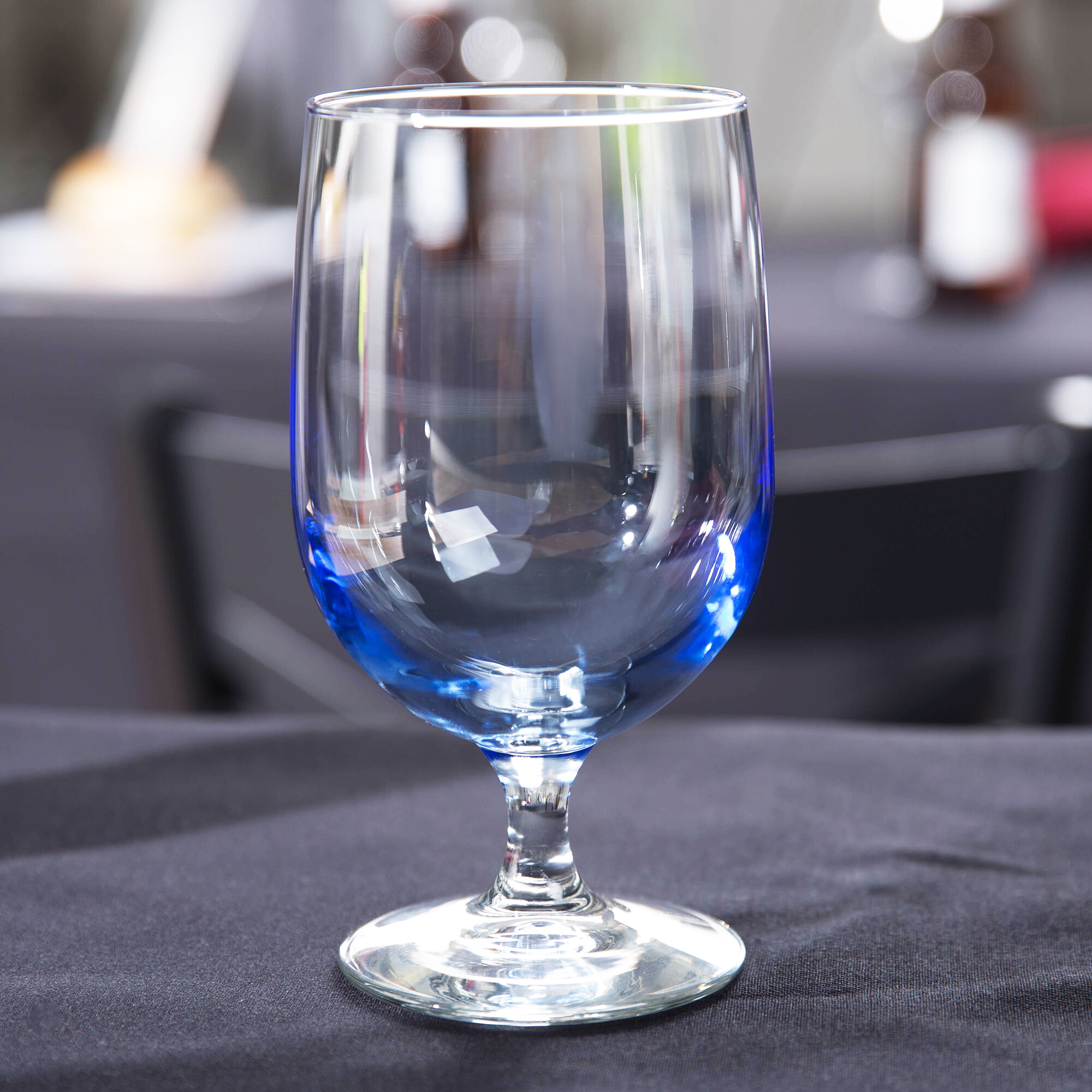 Libbey 8512A4 Cobalt 16 oz. Misty Blue Iced Tea Glass 12/Case