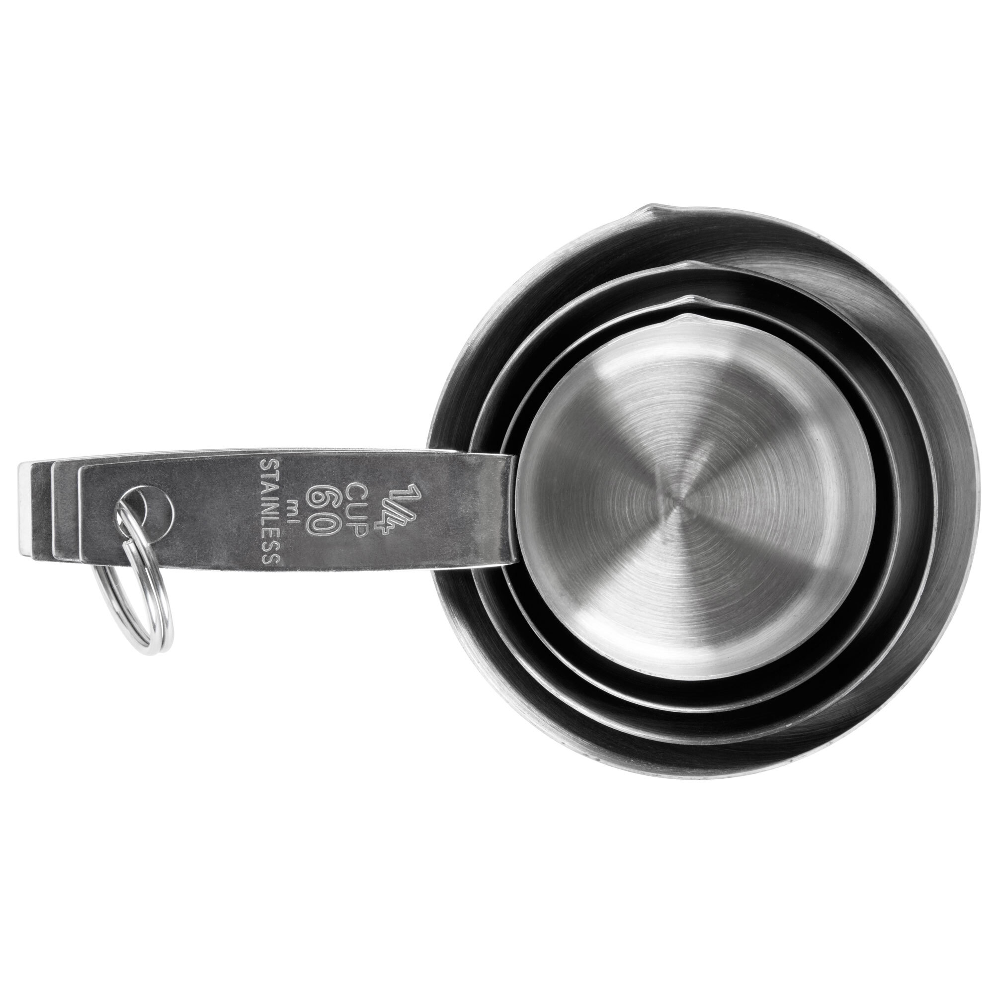 4Piece Standard Stainless Steel Measuring Cup