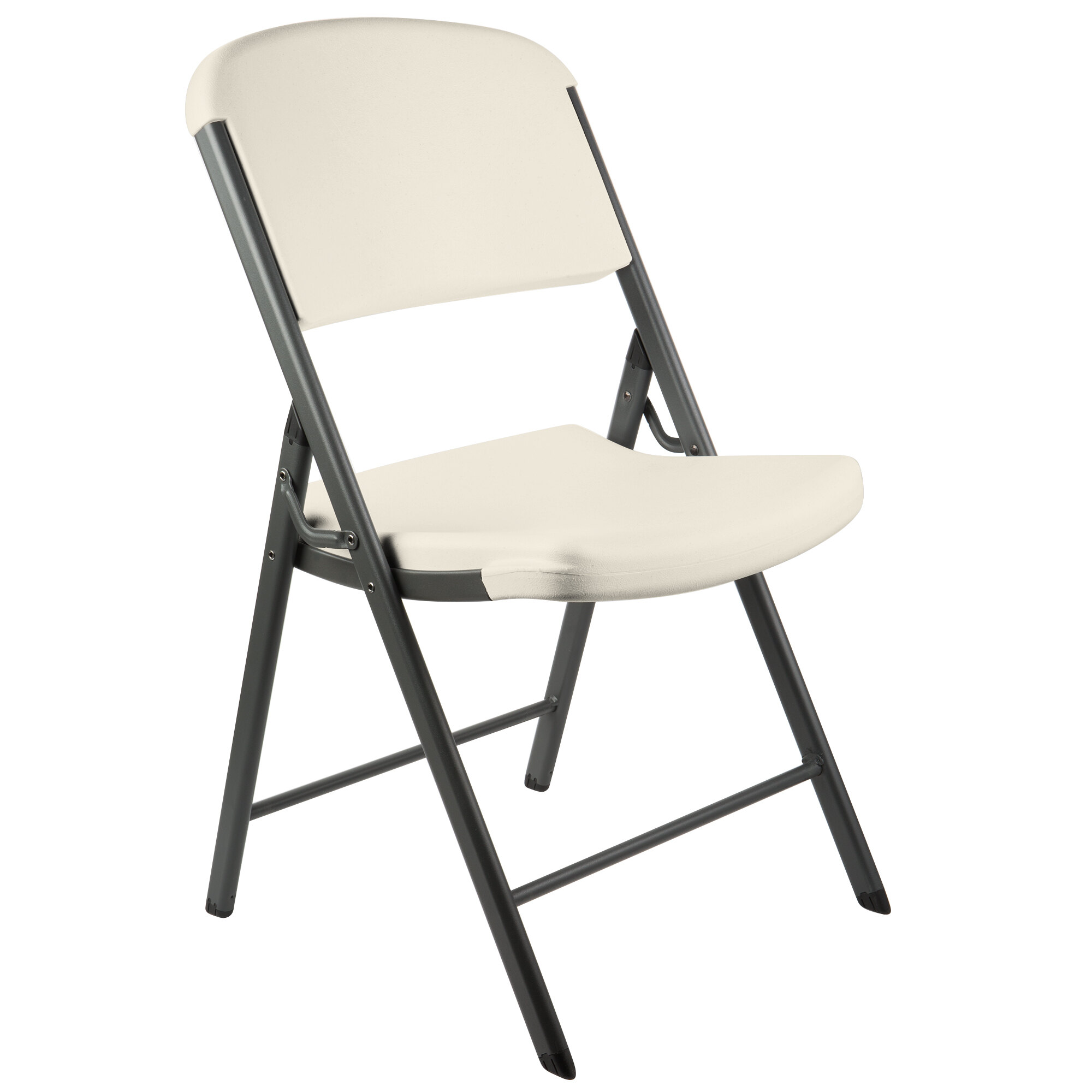 Lifetime 2803 Almond Contoured Folding Chair