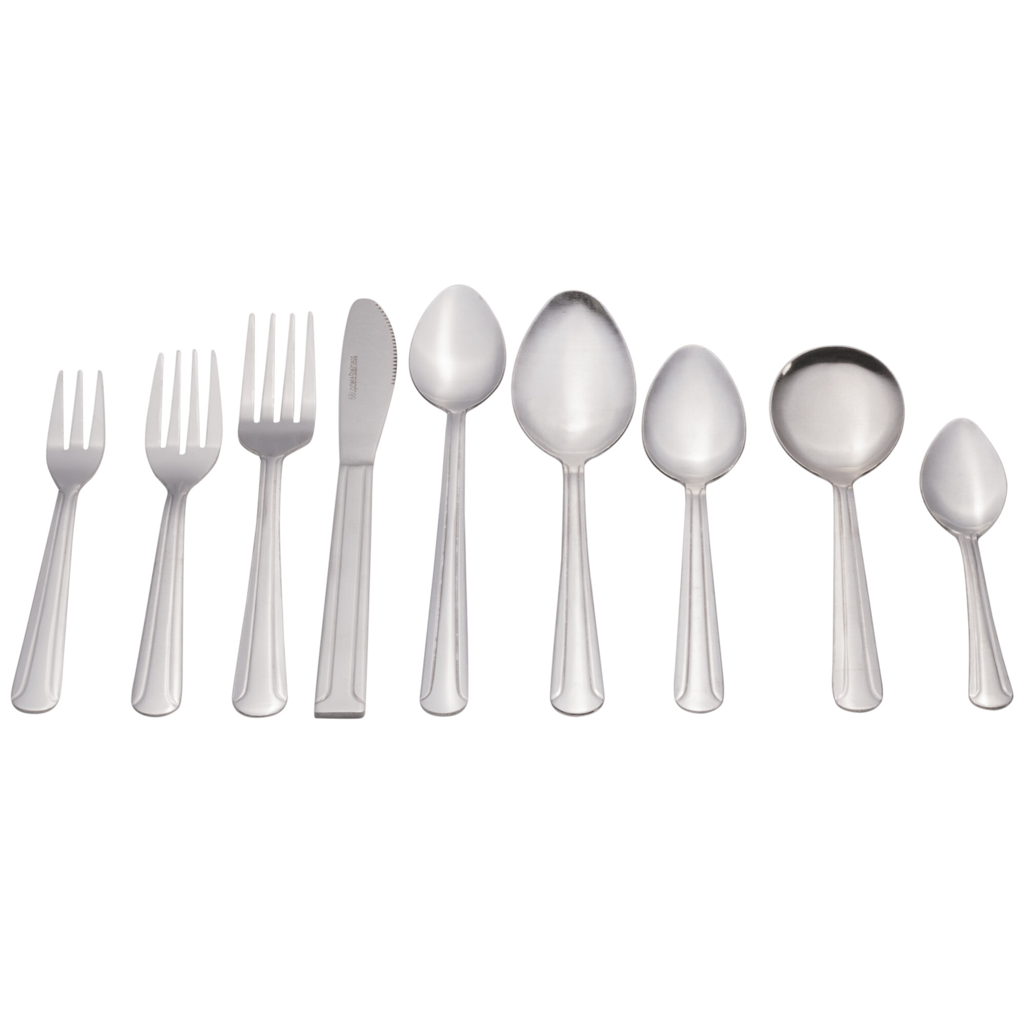 Dominion Flatware Stainless Steel Teaspoon 12/Pack