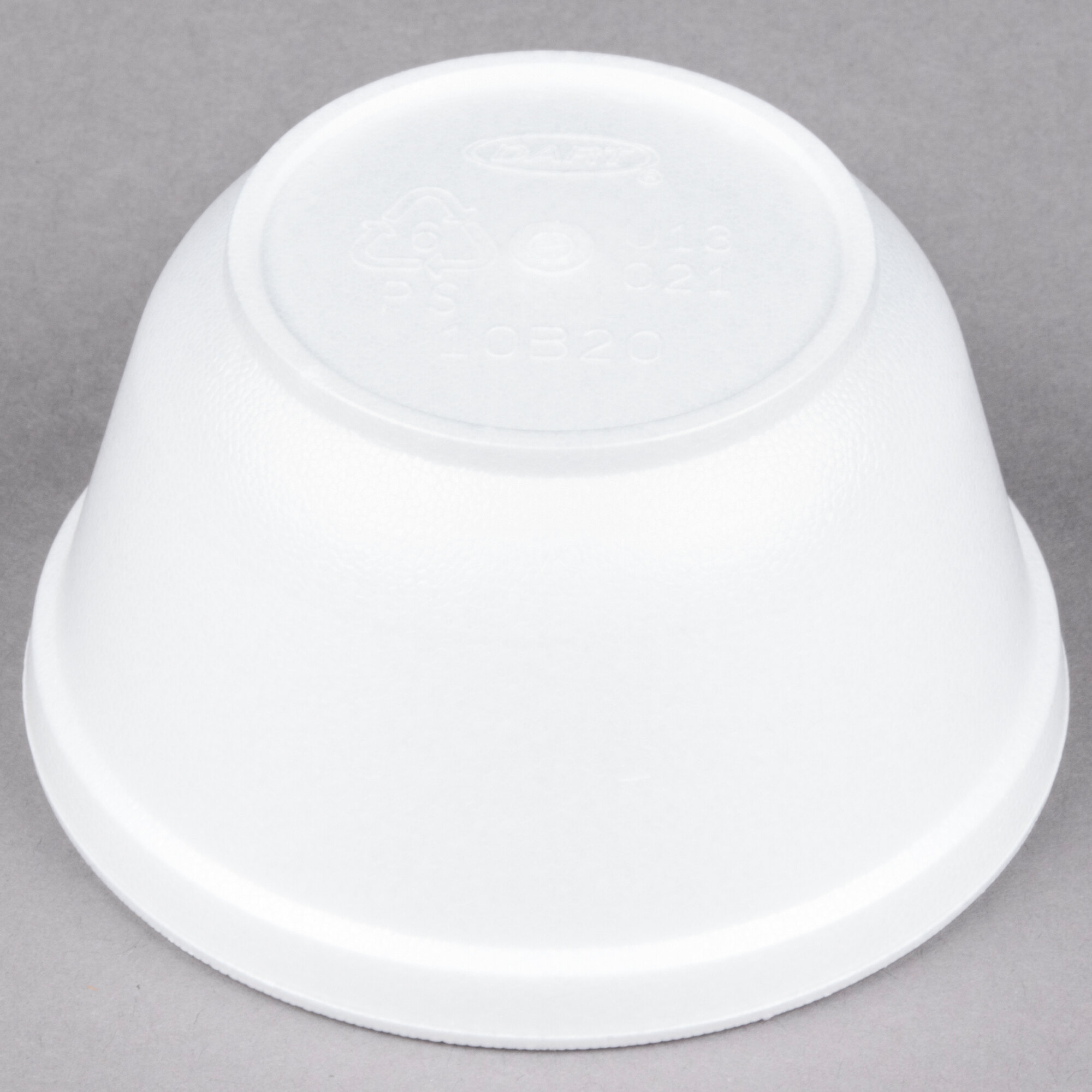 Dart Solo 10B20 10 oz. Insulated White Foam Bowl 50/Pack