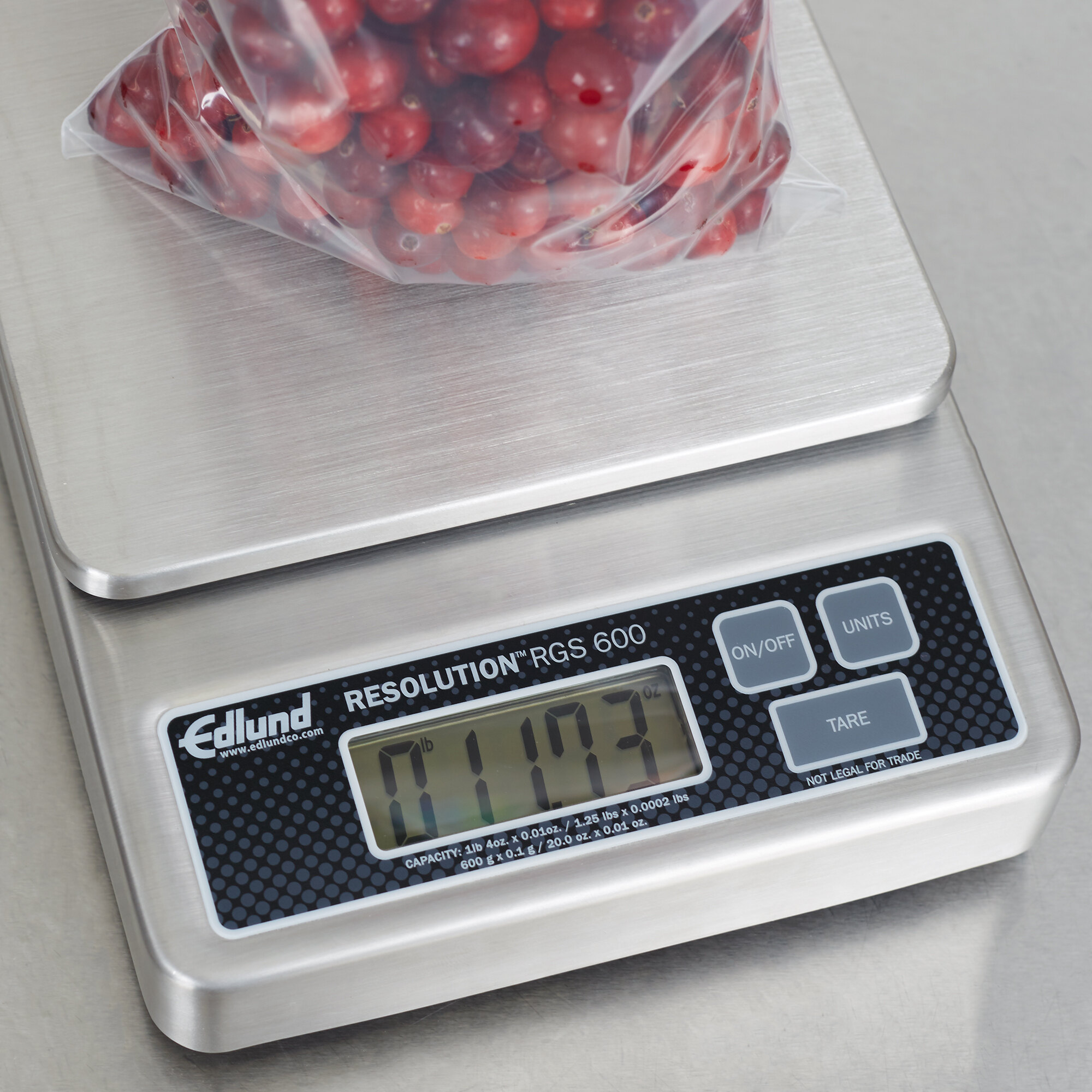 Edlund Resolution RGS600 Precision Gram Scale