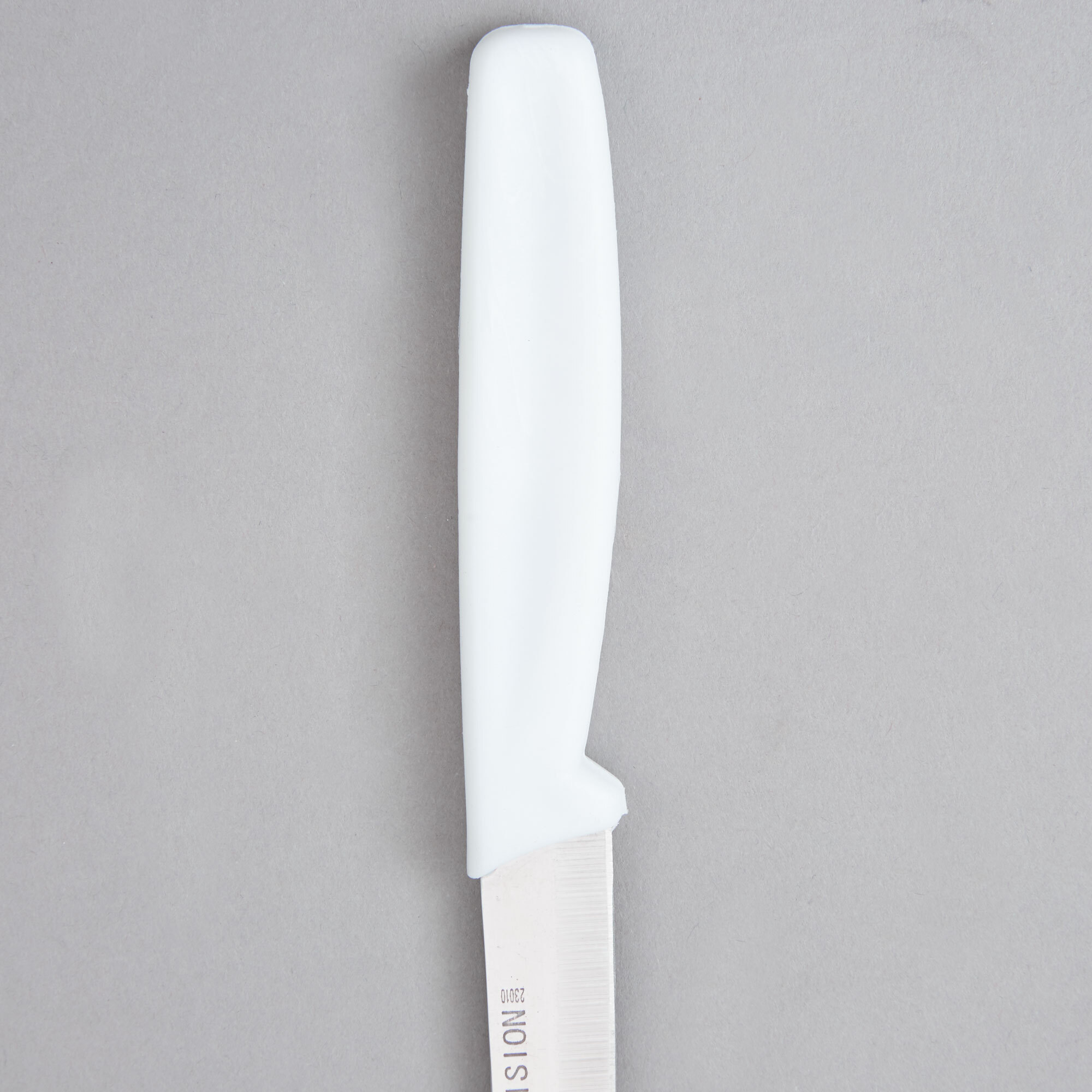 4" Paring Knife, White Polypropylene Handle
