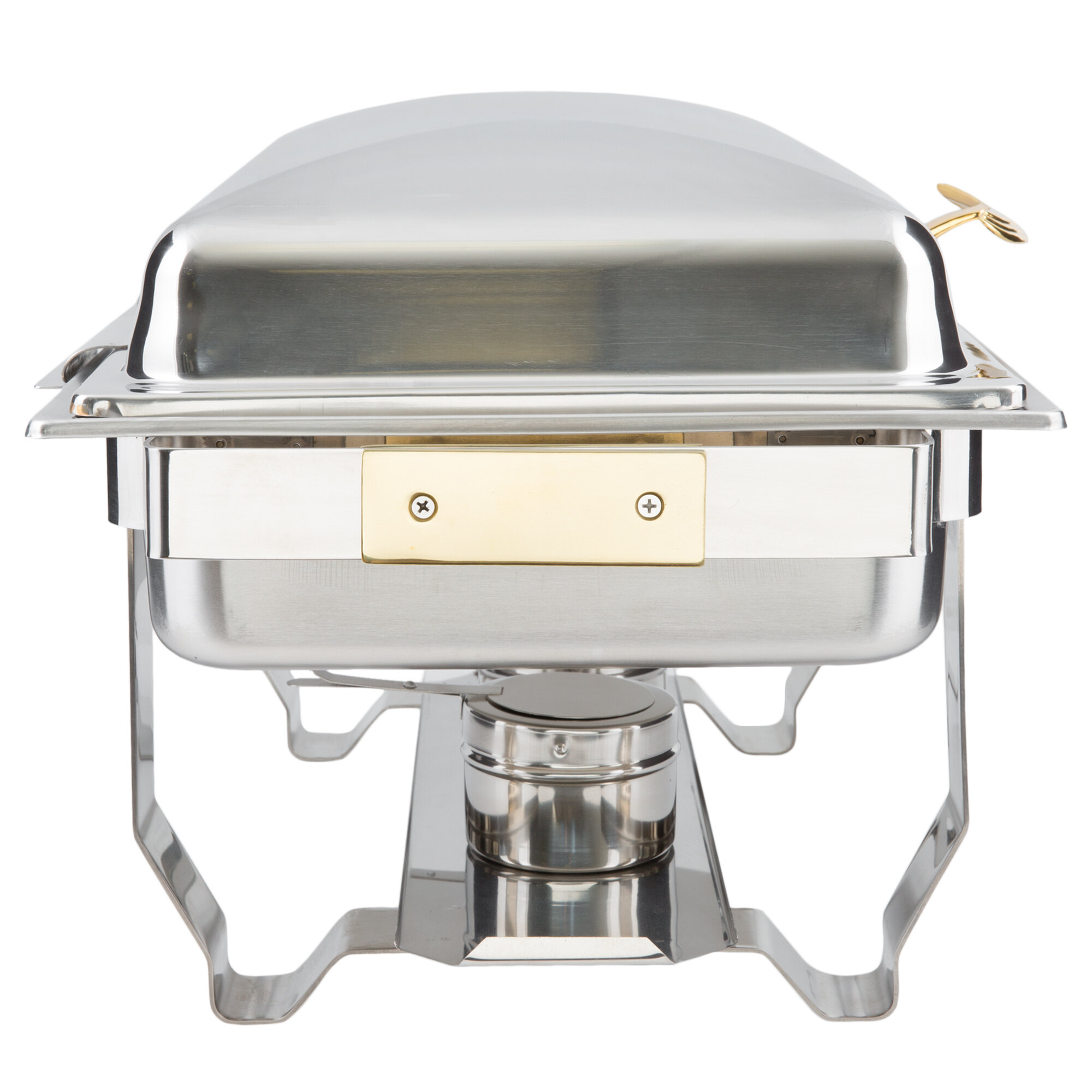 9 Qt. Chafing Dish 9 Quart Full Size Chafing Dish With Gold Accent