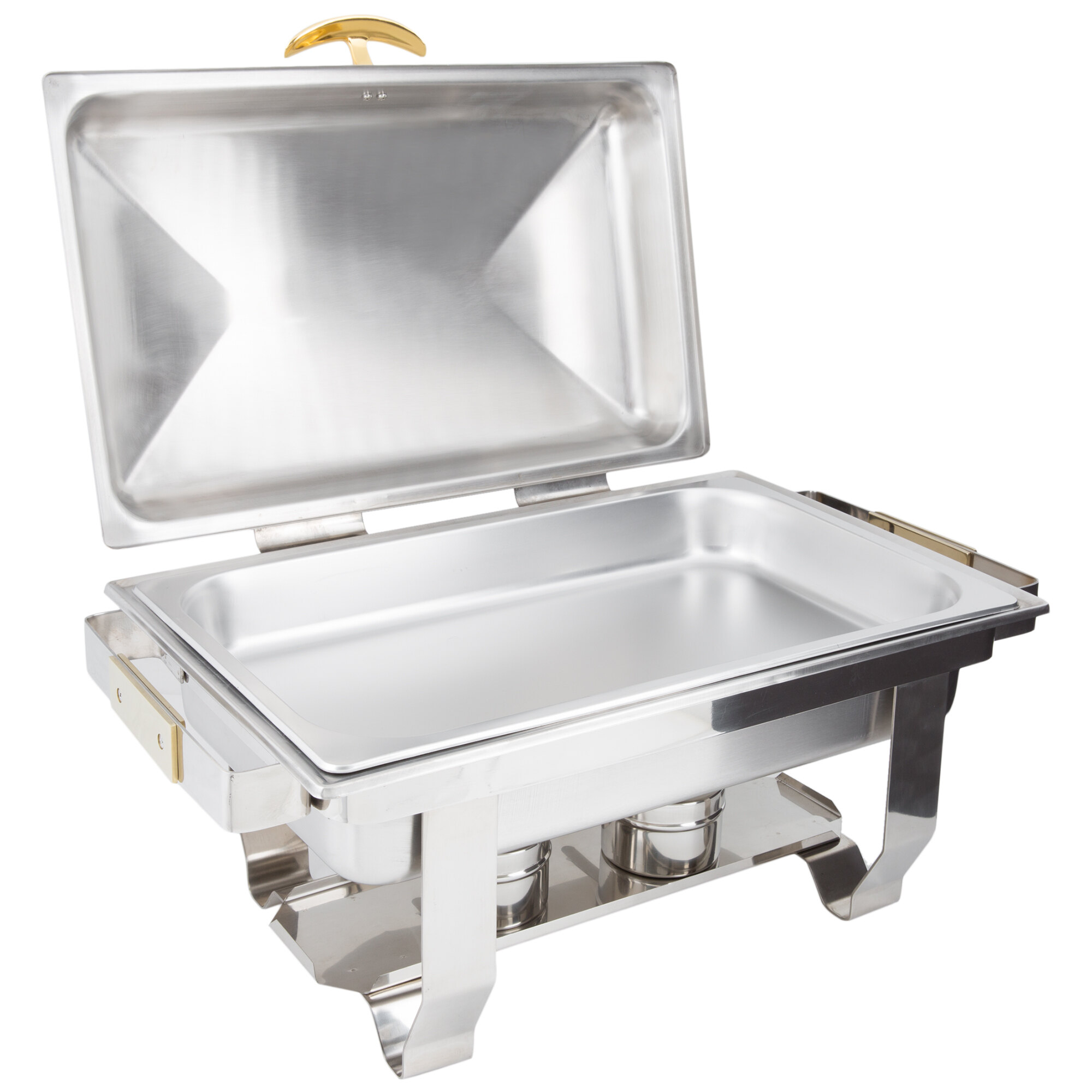 9 Qt. Chafing Dish 9 Quart Full Size Chafing Dish With Gold Accent