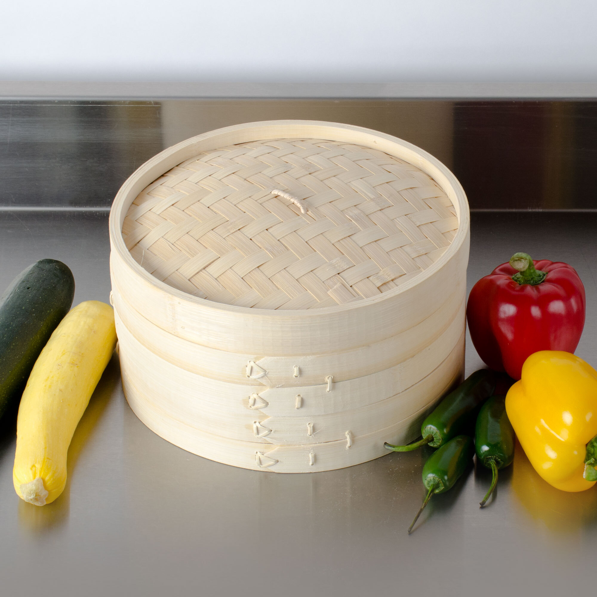 Town 34210 Bamboo Steamer Set 10"