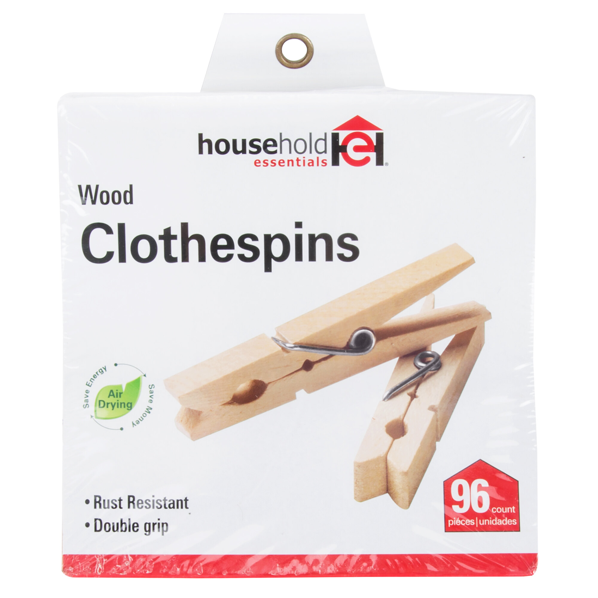 Wood Clothespins 96/Pack