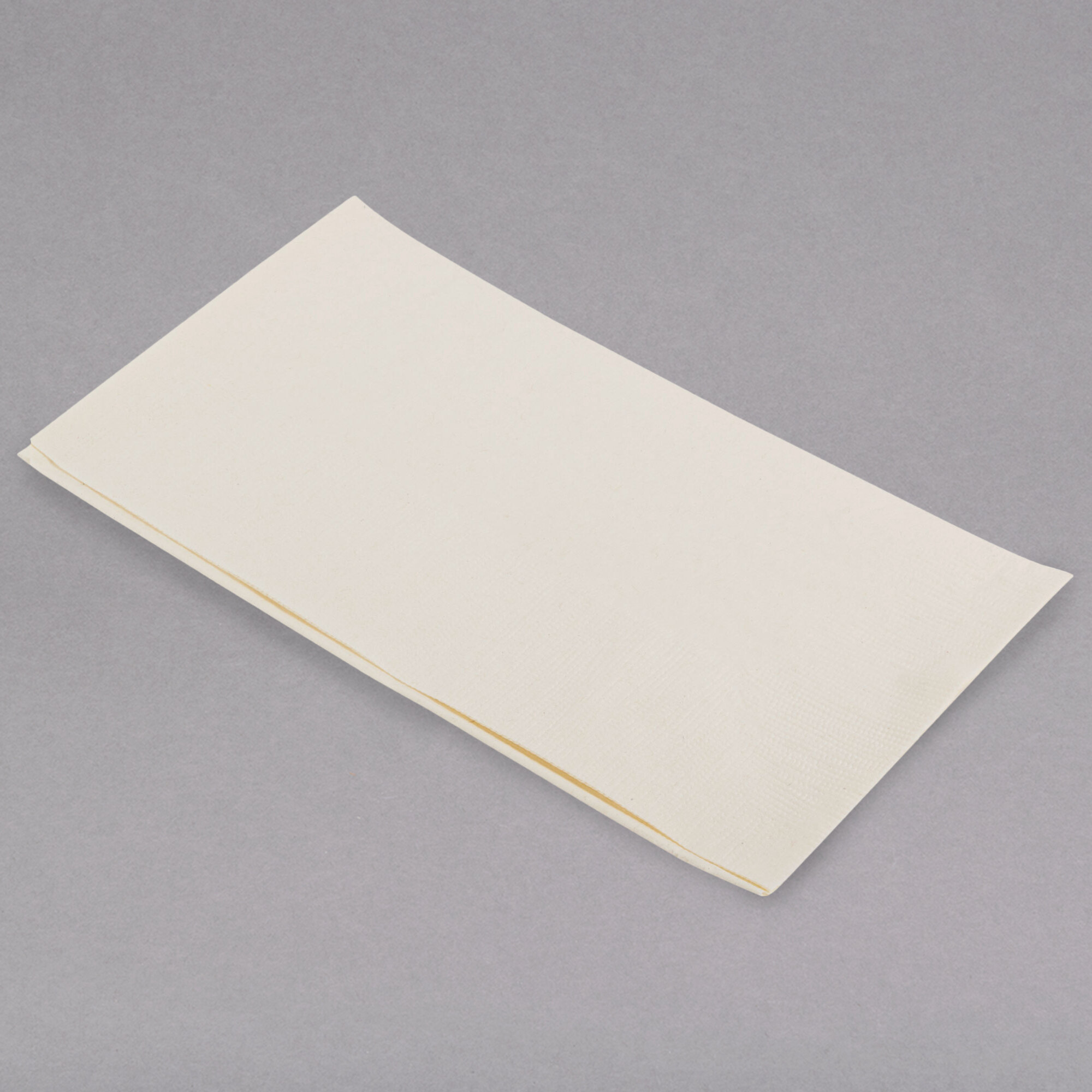 Ecru / Ivory Paper Dinner Napkin, Choice 2Ply, 15" x 17" 125/Pack