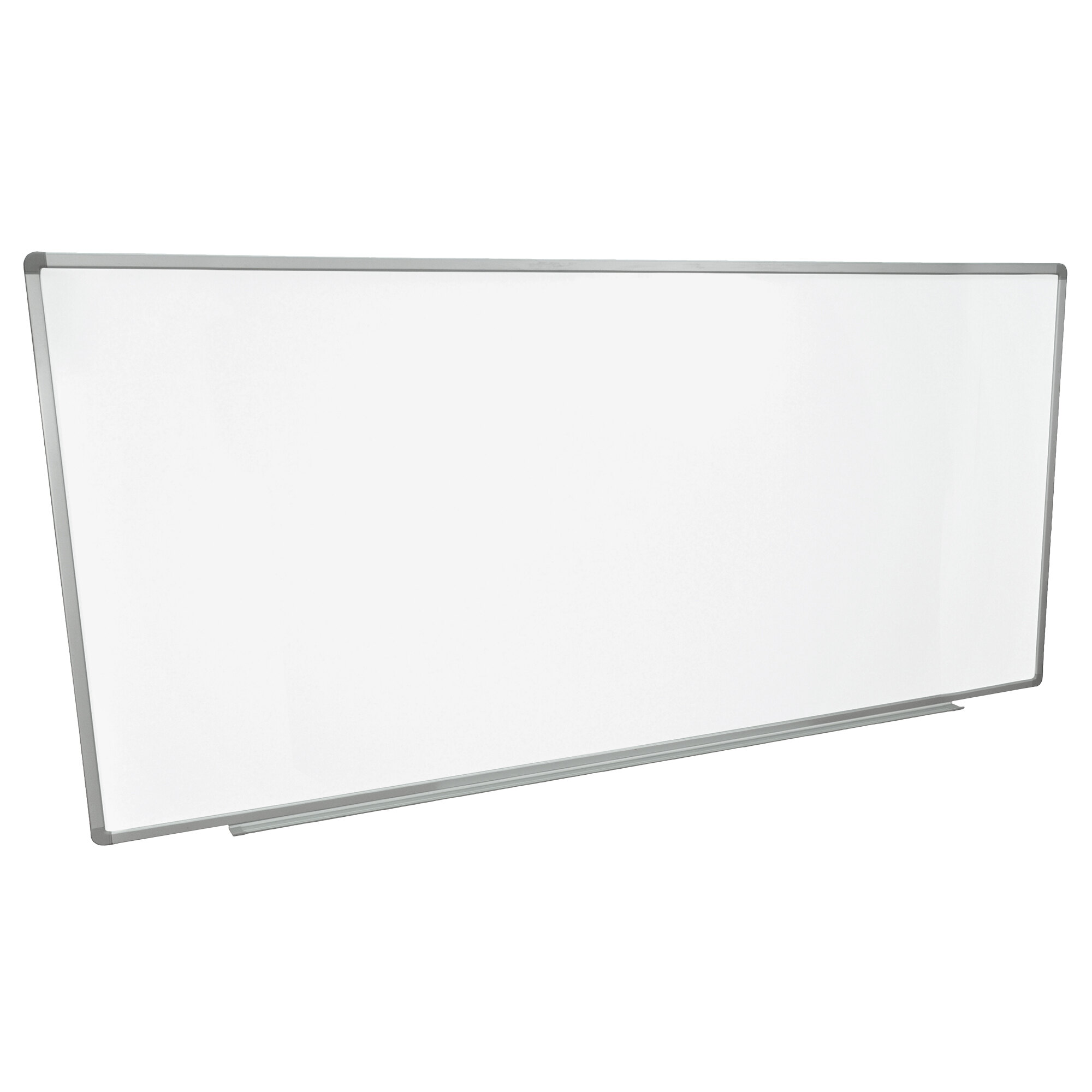 Luxor WB9640W 96" x 40" WallMounted Whiteboard with Aluminum Frame