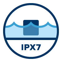IPX7 Submersion Protection
