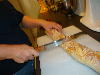 12 inch x 18 inch x 1/2 inch Poly White Cutting Board Thumbnail 2