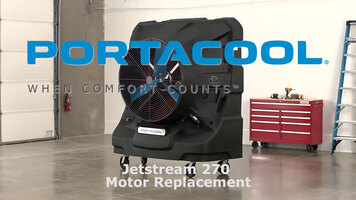 Portacool Jetstream 270 Motor Replacement Instructions