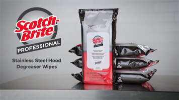 Scotch-Brite™ Stainless Steel Hood Degreaser Wipes
