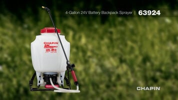 Chapin 63924 4-Gallon Battery-Powered Backpack Sprayer Overview