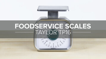 Taylor TP16 16 oz. Analog Portion Control Scale
