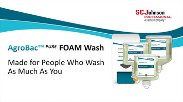 AgroBac PURE FOAM Wash by SC Johnson Professional®